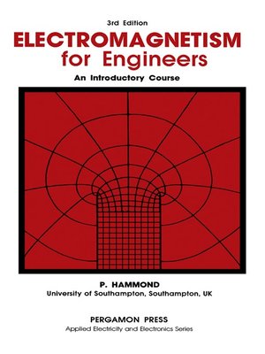 cover image of Electromagnetism for Engineers